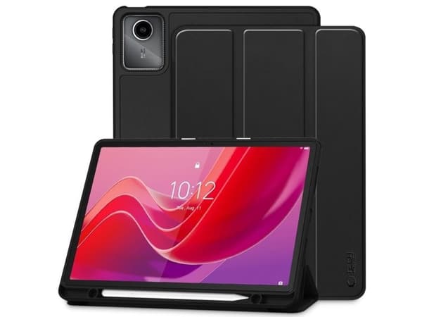 Tabletin suojus Tech-Protect Lenovo Tab M11 kynätelineellä, musta