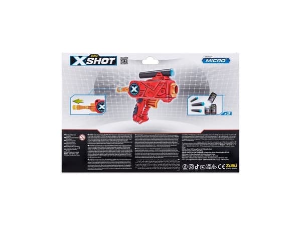 X-Shot Excel Double Micro Foam Dart Blaster Combo Pack (8 Dart 3 bokser)