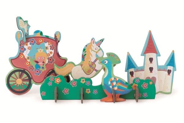 3D-puslespill - prinsesse