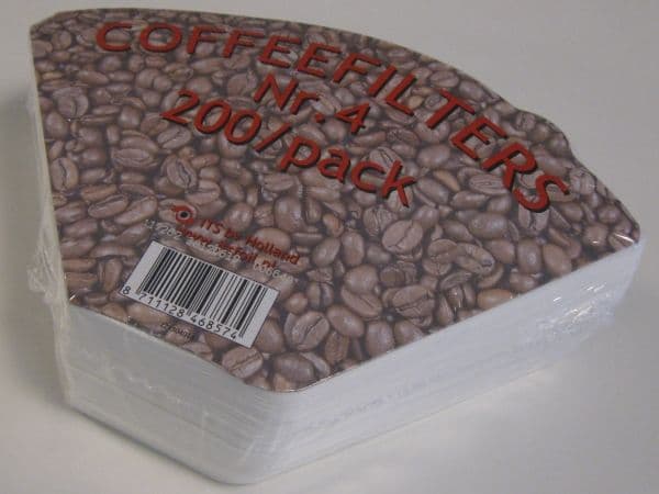 Kaffefilterpåsar nr 1x4 (200 st.)