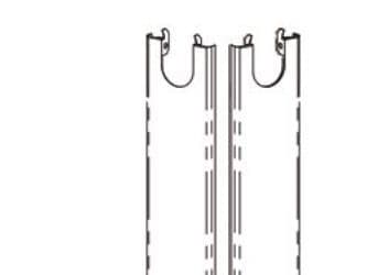 Radiatorändstycke 900 mm - set för höjd 900 mm, typ 22
