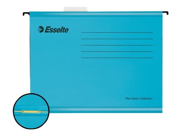 Hängemappe Esselte Classic forsterket A4-pakke/10 Blå