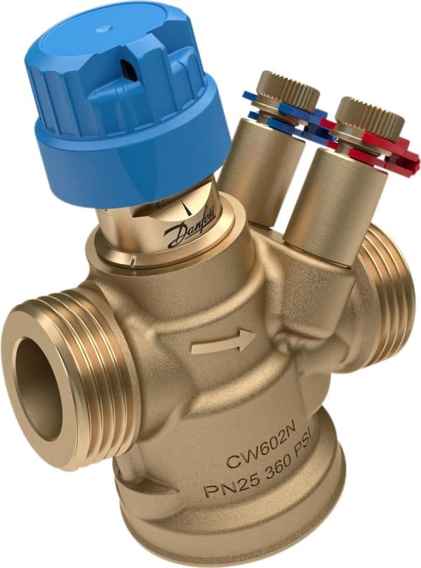 Danfoss 003Z8200, Reglerventil, mässing, 95 ° C