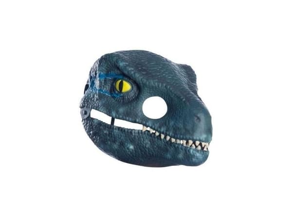 Blå dinosaurmask till barn
