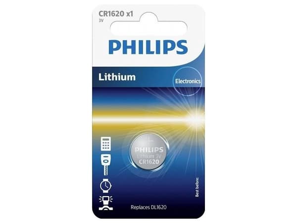 Philips CR1620 Knapcelle batteri 3V