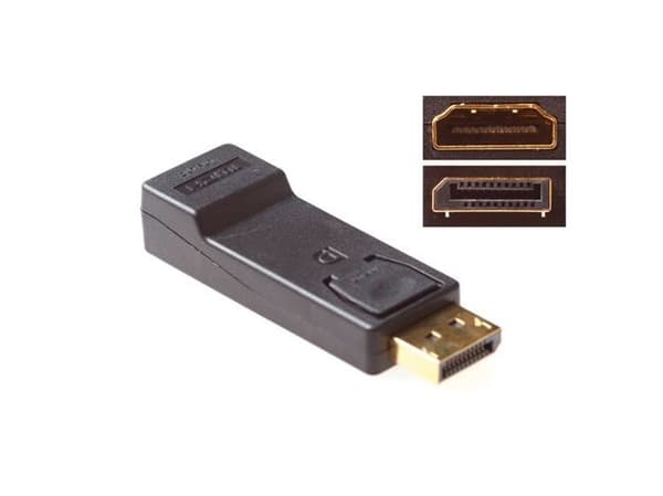 Advanced Cable Technology AB3985 DisplayPort til HDMI svart videokabeladapter (AB3985)