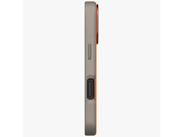 Uniq Lyden DS-deksel til iPhone 17 Pro Magclick-lading - oransje-grå