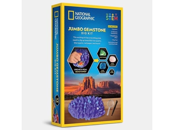 National Geographic Jumbo Gemstone Dig Kit