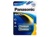 Panasonic Evolta AAA, Single-use battery, Alkalisk, 1,5 V, 2 styck, Blå, AAA