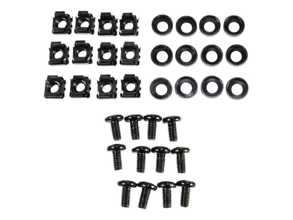 Inter-Tech - Fästessats (horisontell) - väggmontering - RAL 9005 - 3U - 19"
