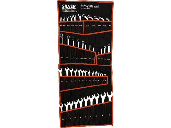 SILVER specialnyckelsats 47 delar