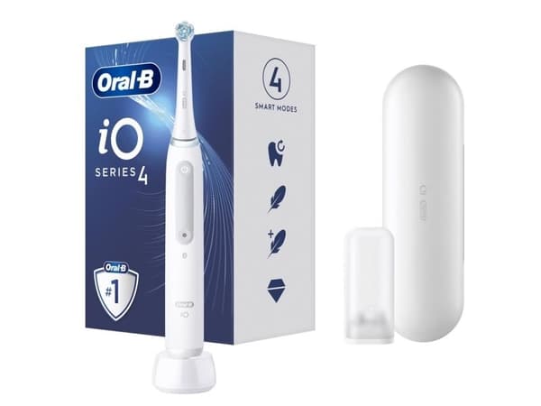 Oral-B iO Series 4 eltandborste vit