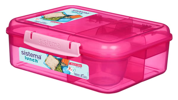 Sistema - 1.65L Bento Lunch Pink