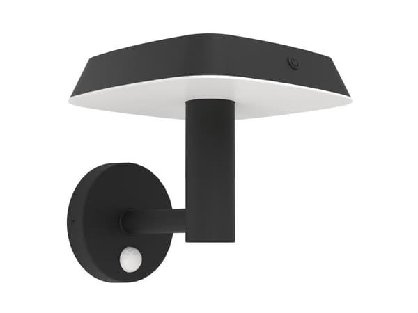 EGLO DREOLI solcelle vegg m/sensor sort/hvit