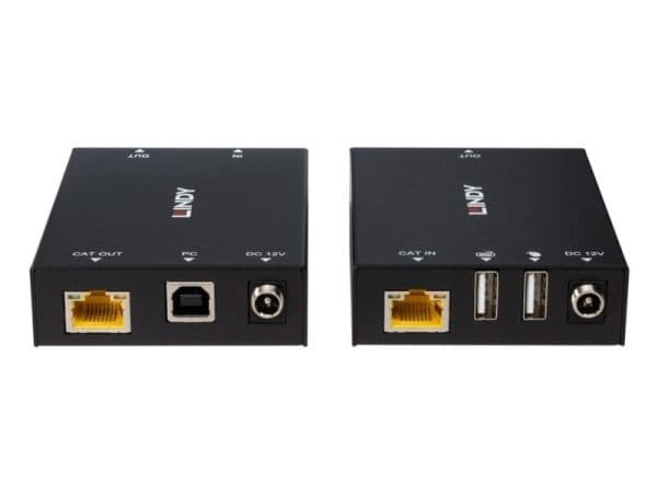 KVM-forlenger 100 m Cat.6 HDMI og USB