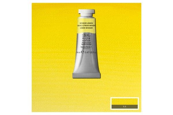 Vattenfärgsproffs 14 ml Winsor Lemon 722