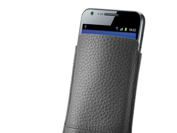 Samsonite Slim Classic Leather, Dra fall, Varje varumärke, Grå