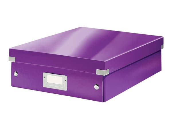Leitz Click & Store WOW Medium - Lagerboks - purpur