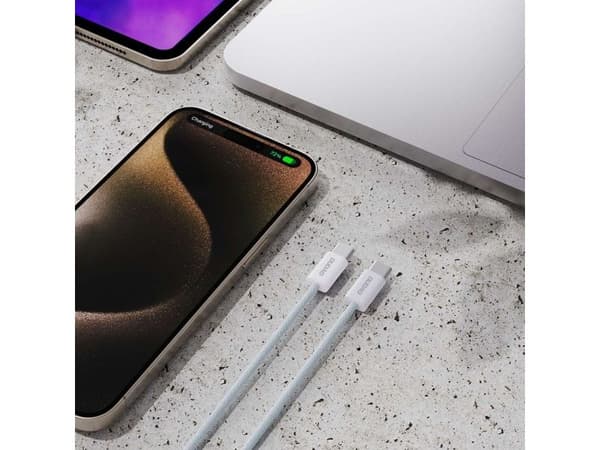 Dudao L6C USB-C til USB-C PD-kabel 30W 1 m - lys blå