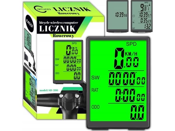 Carruzzo K455F trådløs sykkelcomputer LCD PRO