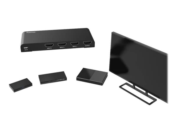 Hama 3x1 - Switch - 4 x HDMI - stasjonær