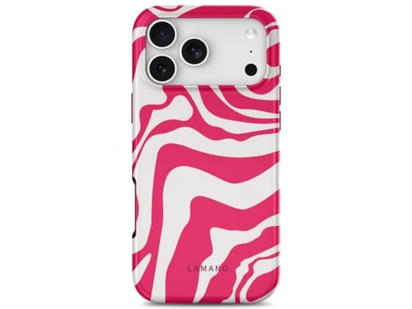 Tech-Protect Lamano MagSafe Case for iPhone 18 Pro Max / 17 Pro Max - White and Pink