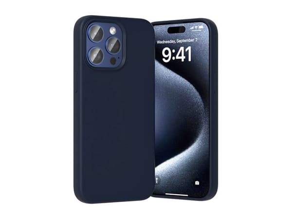 Vention KUFL0-30 Silicone Case for iPhone 15 Pro (blue)