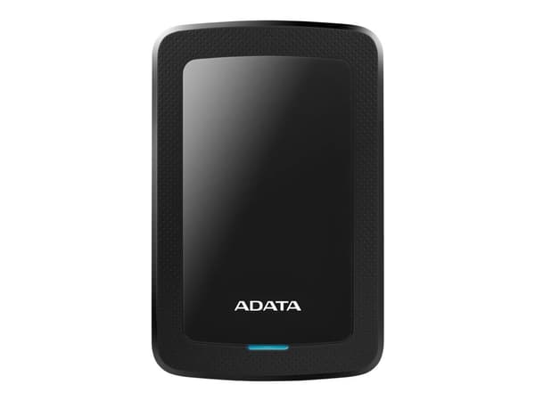 ADATA HV300 - Hårddisk - 2 TB - extern (portabel) - USB 3.1 - 256 bitars AES - svart