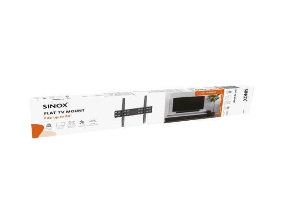 Sinox One TV-seinäteline. 40\"-65\". Musta