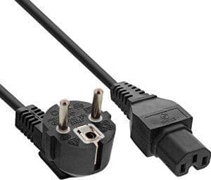 InLine 16810F, 5 m, Strömkontakt typ F, C15 coupler