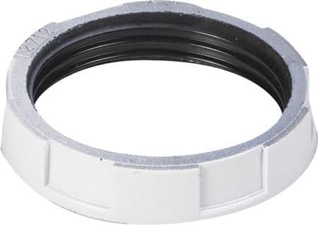 Omløbsring 47 mm hvid til kronefatning E27