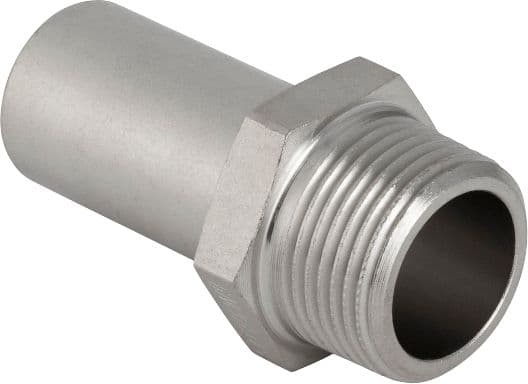 GEBERIT Overgang rustfri 15-1/2 nippel / nippel mapresss