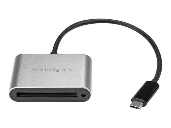 Startech CFast Card Reader - USB C - Memory Card Reader - Card to USB-C - Portable CFast 2.0 Reader / Writer (CFASTRWU3C) - Kortleser (CF II) - USB...