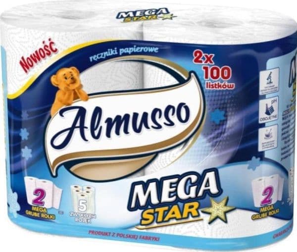 ALMUSSO pappershandduk MEGA A'2 2W