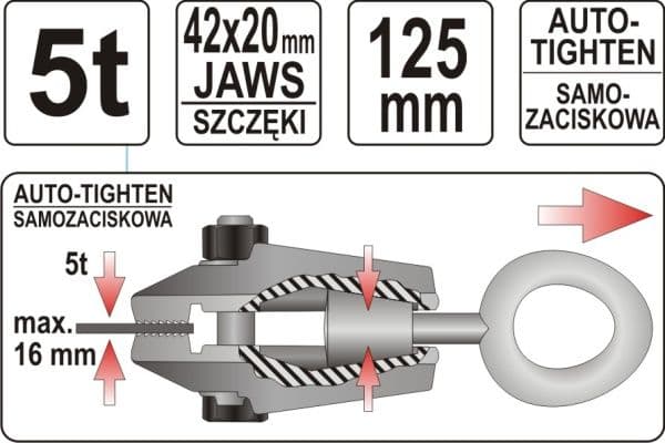 YATO SELVKLEMMEKLEMME 2542