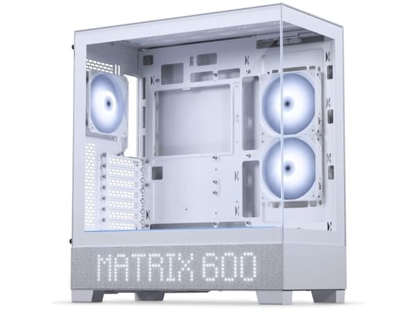 Phanteks XT View ATX Case, LED Matrix, T.G, DRGB, Grey White