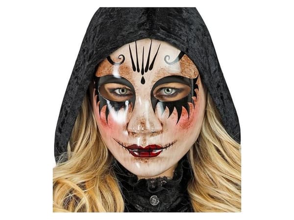 Uhyggelig kvinde maske