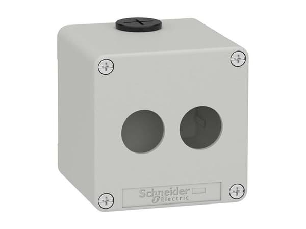 Schneider Harmony XAP Kontrollkabin tom grå 2 XAPD1502-porter