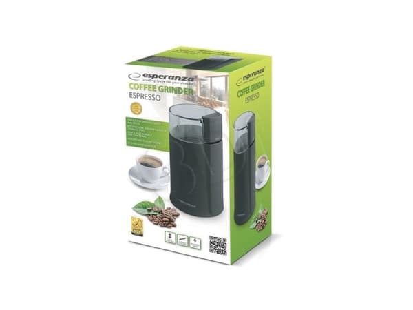 Esperanza ESPRESSO - Kahvimylly - 160 W - musta