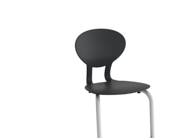 Stol Rocka 3073M 50H Sort / Alugrå RAL9006