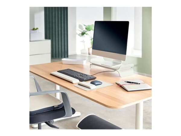 Leitz Ergo - Skjermstativ - adjustable - grå