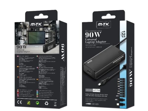 MTK Universal 90W strømforsyning