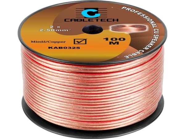 Cabletech høyttalerkabel 2,5 mm