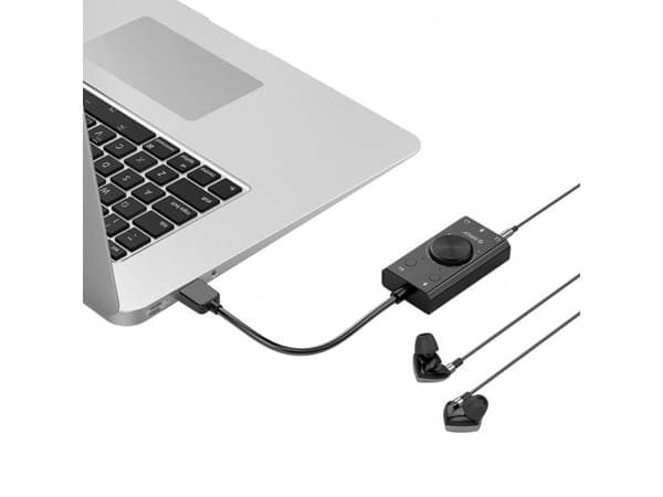 ORICO eksternt USB-lydkort (multifunksjon) - svart