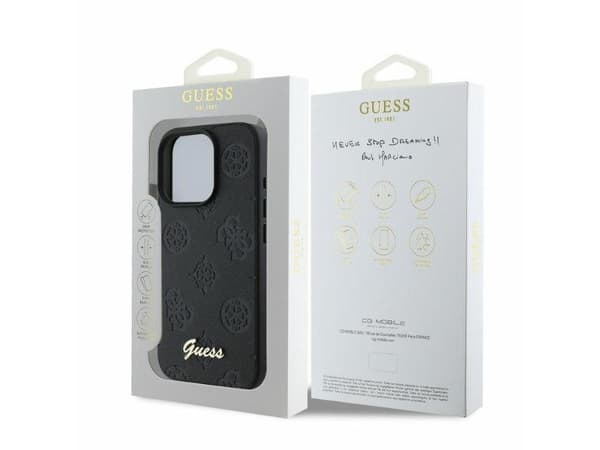 Guess 4G Classic Apple iPhone 16 Pro - kotelo puhelimen musta
