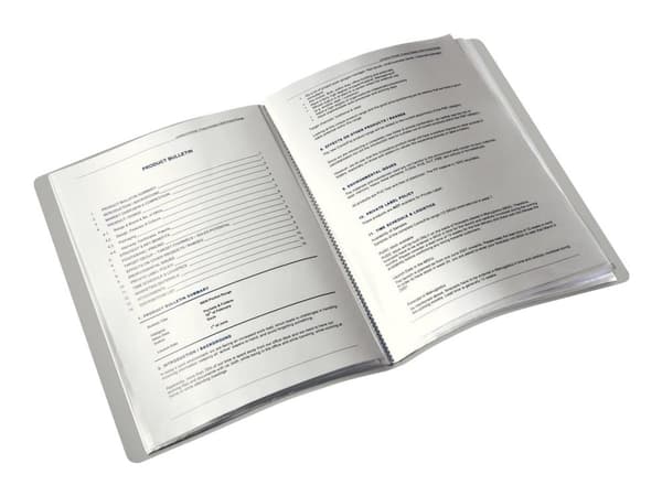 Näyttölaatikko Leitz Style PP 20 lommer sort - (10 kpl)