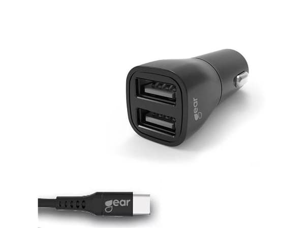 GEAR Laturi 12/24V 2xUSB