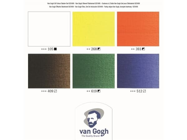 Van Gogh oljefärg starter-set | 6 x