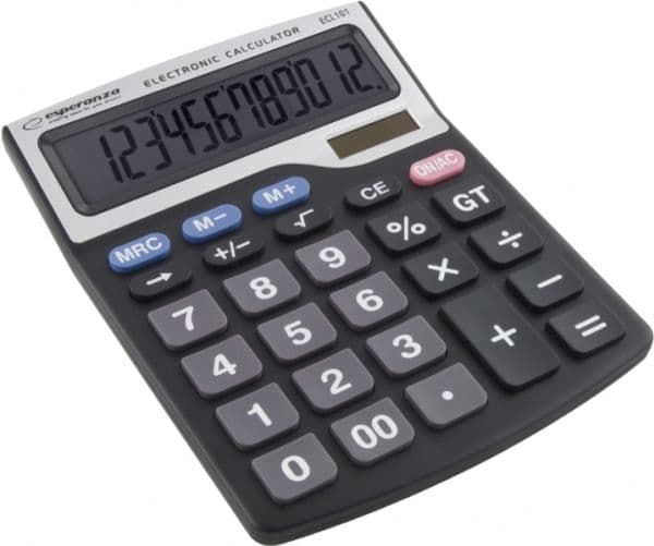 Esperanza ECL101 TALES - Skrivbordskalkylator - 12 siffror