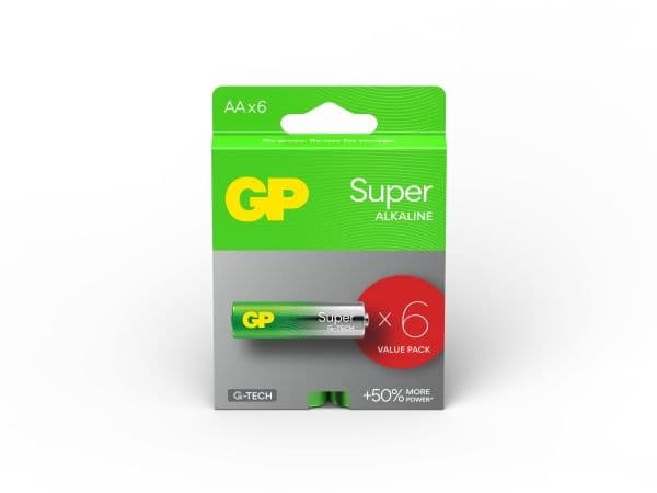 Blow-batteri Super LR6/AA 6 st